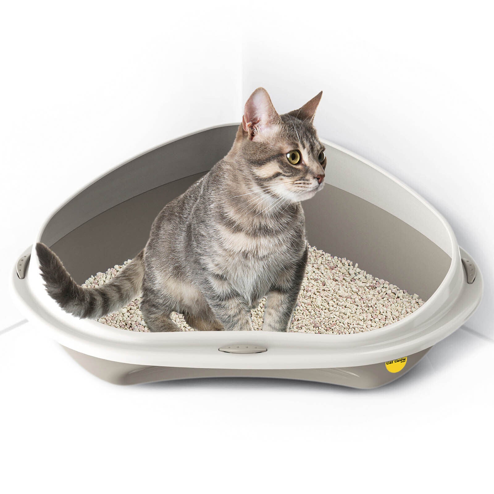 Cat Corner Litter Tray Large or Jumbo Rim Pet Open Toilet Pan Box Cat Centre?