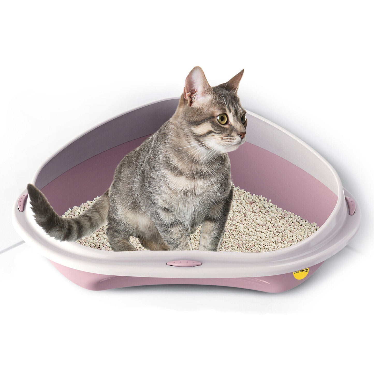 Cat Corner Litter Tray Large or Jumbo Rim Pet Open Toilet Pan Box Cat Centre?