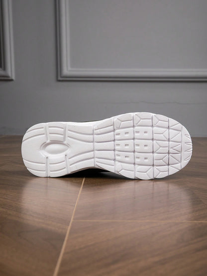 2023 New Breathable Lightweight Mesh Knitted Lace-Up Simple Washable Women'S Casual Shoes, Suitable for Running, Walking, Road Sports