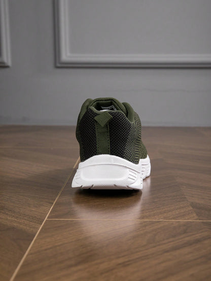 2023 New Breathable Lightweight Mesh Knitted Lace-Up Simple Washable Women'S Casual Shoes, Suitable for Running, Walking, Road Sports