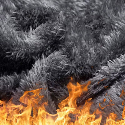 New Acrylic Woolen Hat for Winter and Elderly Fleece Thick Knitted Hat Outdoor Cold Protection and Warmth