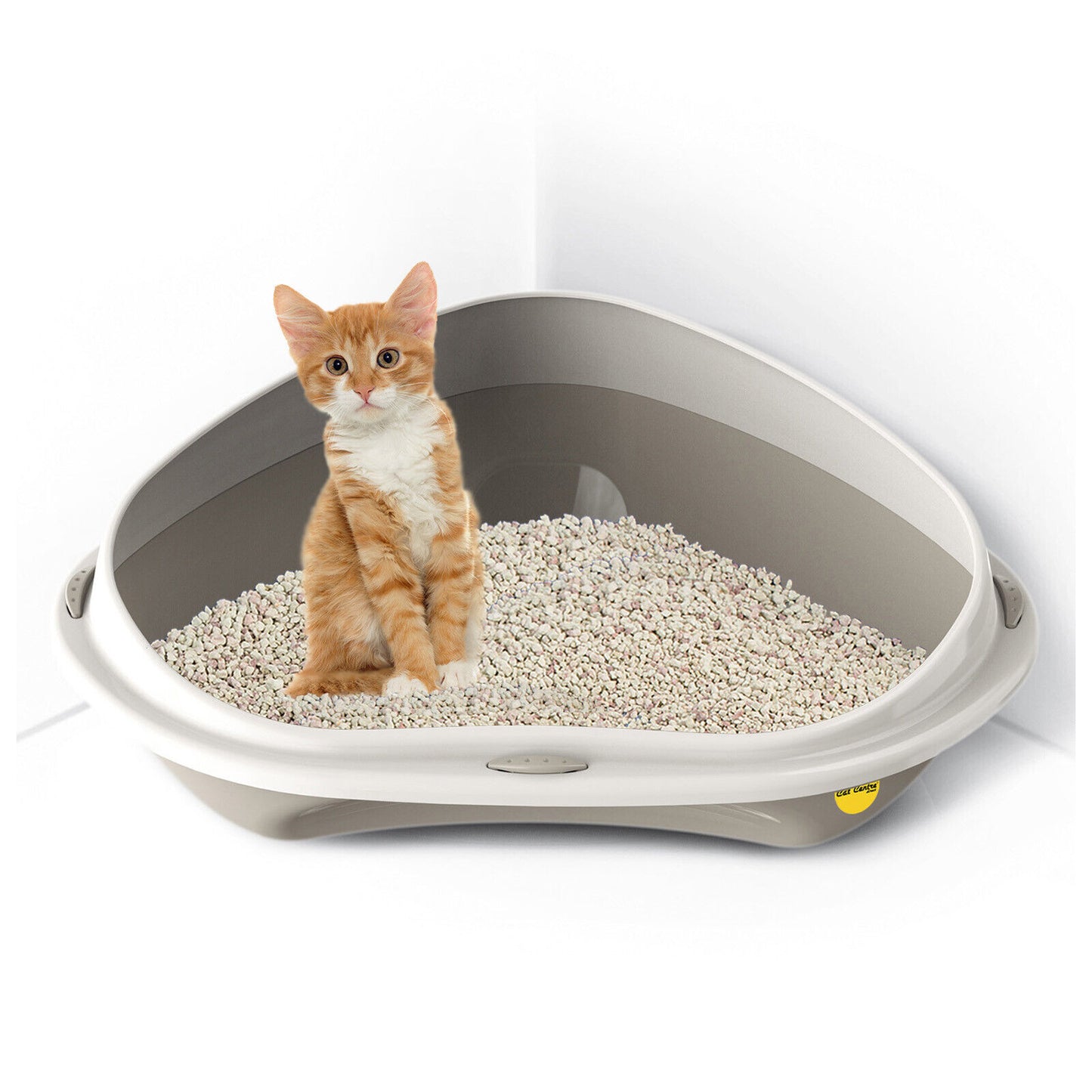 Cat Corner Litter Tray Large or Jumbo Rim Pet Open Toilet Pan Box Cat Centre?